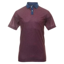 FootJoy Circle Print Lisle Golf Shirt