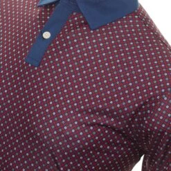 FootJoy Circle Print Lisle Golf Shirt -Sportswear Store FootJoy Circle Print Lisle Golf Shirt 80035 3