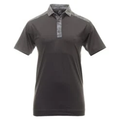 FootJoy Cloud Camo Trim Lisle Golf Shirt