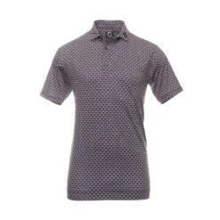 FootJoy Half Moon Geo Lisle Golf Shirt