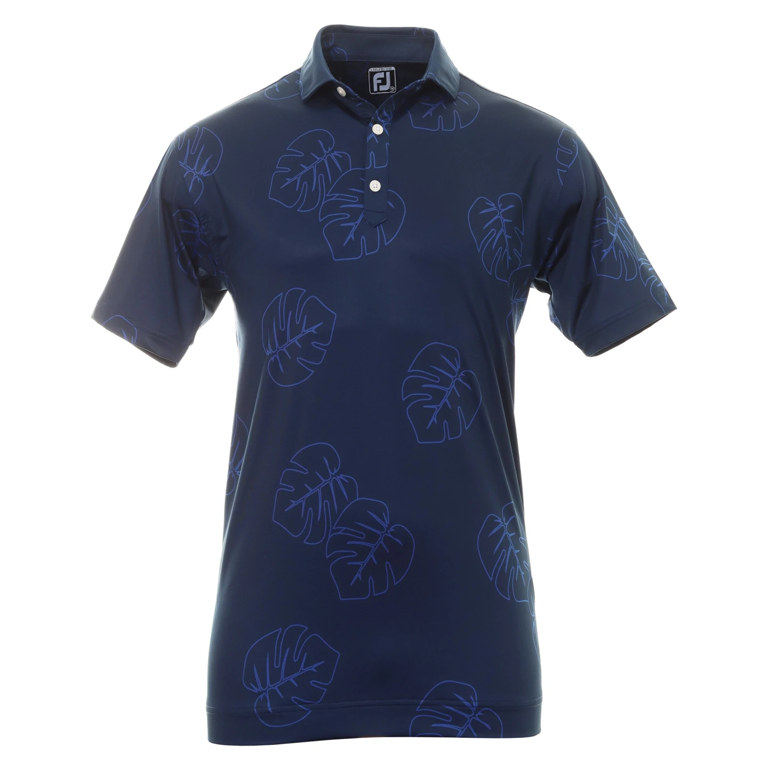 FootJoy Jungle Leaf Print Golf Shirt 1 FootJoy Jungle Leaf Print Golf Shirt