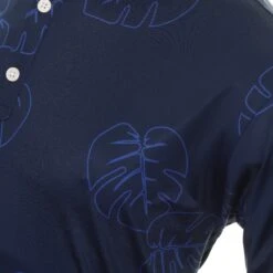FootJoy Jungle Leaf Print Golf Shirt 5 FootJoy Jungle Leaf Print Golf Shirt -Sportswear Store FootJoy Jungle Leaf Print Golf Shirt 88786 3