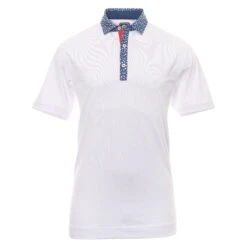 FootJoy Tossed Tulips Trim Pique Golf Shirt