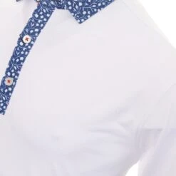 FootJoy Tossed Tulips Trim Pique Golf Shirt -Sportswear Store FootJoy Tossed Tulips Trim Pique Golf Shirt 80025 3