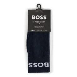 BOSS 2 Pair Sport Crew Socks -Sportswear Store Hugo BOSS 2 Pair Sport Crew Socks 50467707 401 3
