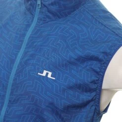 J.Lindeberg Golf Ash Light Print Packable Vest -Sportswear Store J.Lindeberg Golf Ash Light Print Packable Vest GMOW08119 O477 3