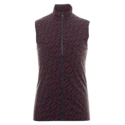 J.Lindeberg Golf Packlight Print Hybrid Vest