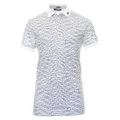 J.Lindeberg Golf Tour Tech Print Polo Shirt