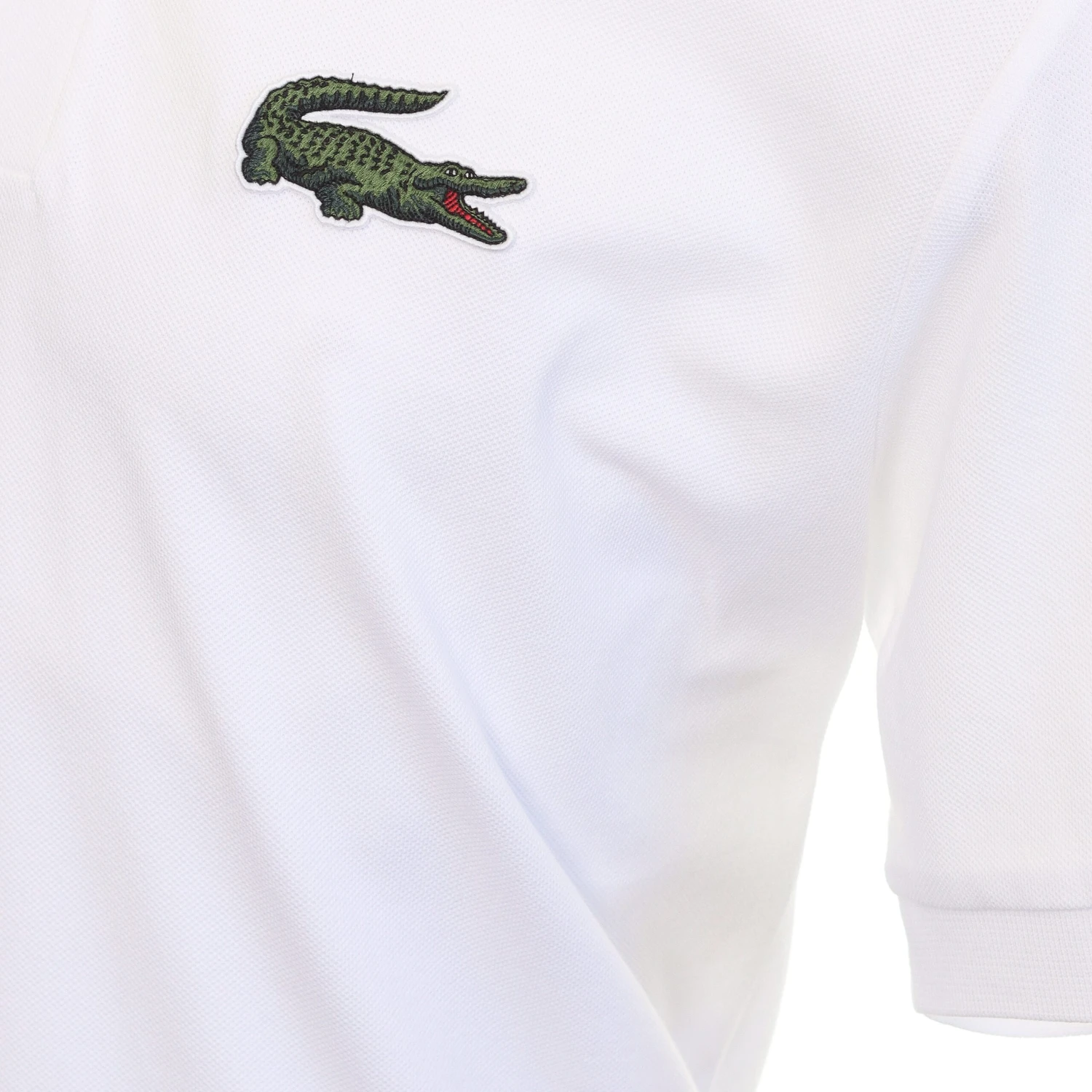 Lacoste Large Croc Pique Polo Shirt 3 Lacoste Large Croc Pique Polo Shirt - Image 3