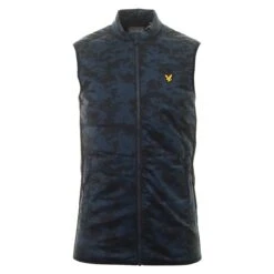 Lyle & Scott Golf Seafoam Full Zip Gilet