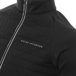 Oscar Jacobson Harrington Full Zip Jacket -Sportswear Store Oscar Jacobson Harrington Full Zip Jacket OJTOP0087 Black 3