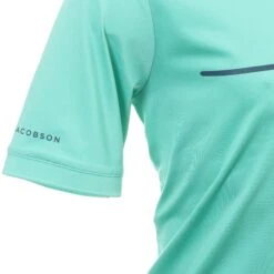 Oscar Jacobson Marsden Shirt -Sportswear Store Oscar Jacobson Marsden Shirt OJTS0074 Aqua Teal 3